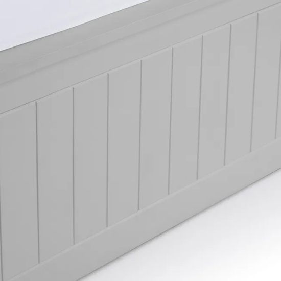 Maine Grey Ottoman Storage Bed - Sizes Available